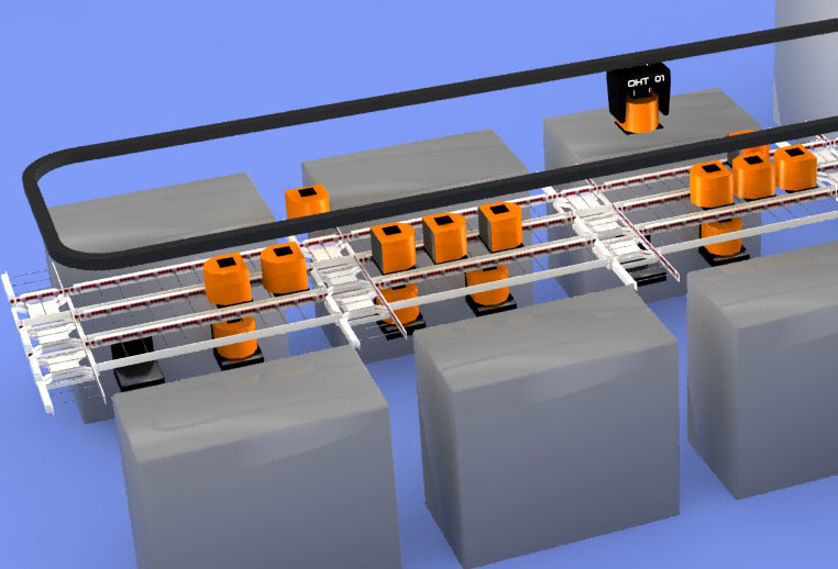 2019 - Completed installation of the first hybrid conveyor and OHT system at SK Hynix, Wuxi, continuously expanded and upgraded with new dispatch distribution logic.