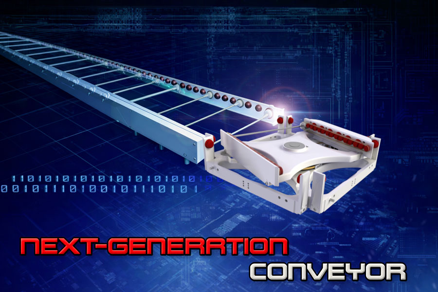2025 - Introduced next-generation conveyor mechanics and motor controller boards enabling speeds up to 1.2 m/s and increased acceleration for high-density carrier transport.